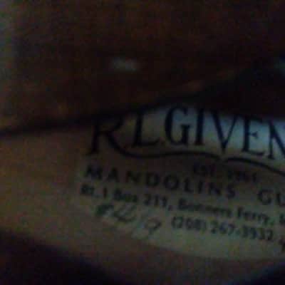 Givens A mandolin 1988 Natural Brown image 6
