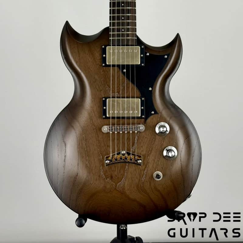 Dunable USA Custom Shop Minotaur Electric Guitar w/ Case - Trans Black image 1
