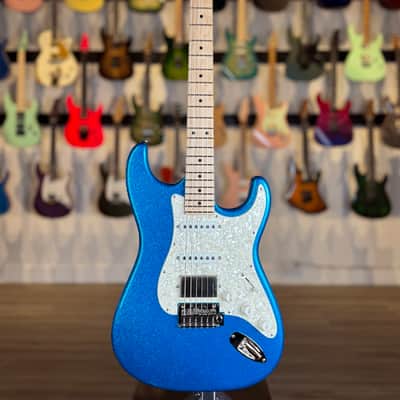 Tom Anderson Icon Classic - Big Sparkle Candy Apple Blue In Distress Level 1 - Custom Shop Stratocaster image 5