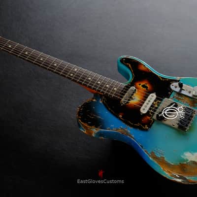 Fender Telecaster Nashville Deluxe Series Seafoam Green Aged Relic image 9