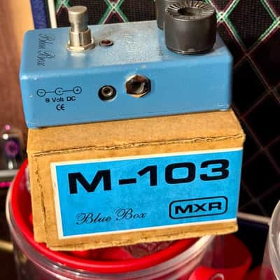MXR M103 Script Blue Box Reissue 2000s - Blue image 6