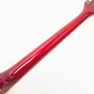 Burny RSA-100 CR Cherry Red Made in Japan 2002 Semi Hollow Body Electric Guitar, o5295 image 13