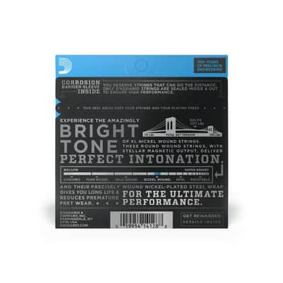 D'Addario EXL115 Nickel Wound Blues/Jazz Rock Electric Strings 11-49 image 3
