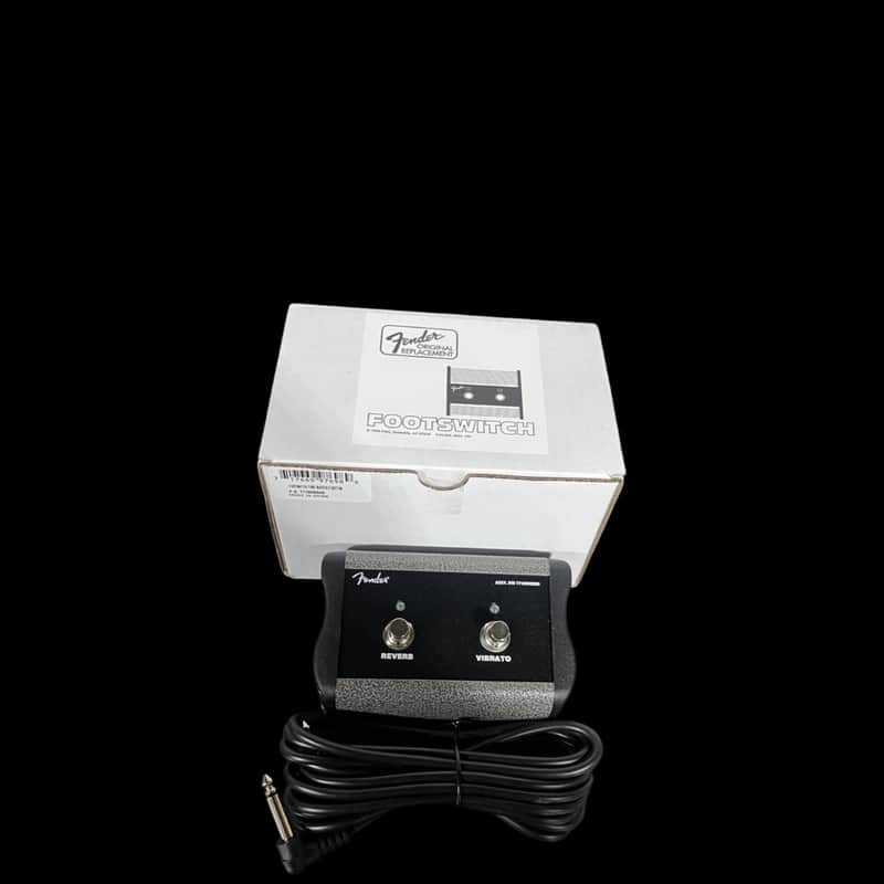 Fender 099-4062-000 2-Button Footswitch with 1/4" Jack for Hot Rod Series 2010s - Black - X15206 image 1