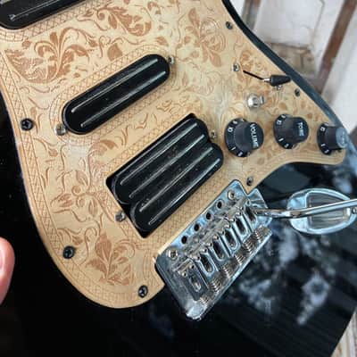N/A Brand unbranded loaded fender squier Stratocaster Strat body project - Rail pickups Black image 8