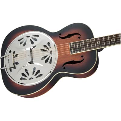 Gretsch G9220 Bobtail Round-Neck Acoustic-Electric Mahogany Resonator Guitar w/ Fishman Electronics - 2-Color Sunburst image 2
