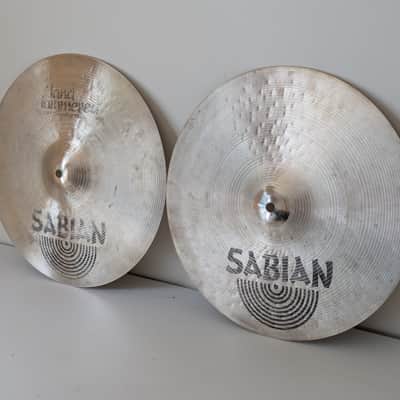 Sabian 14" HH Hand Hammered Regular Hi-Hat Cymbals (Pair) 1992 - 1998 - Natural image 3
