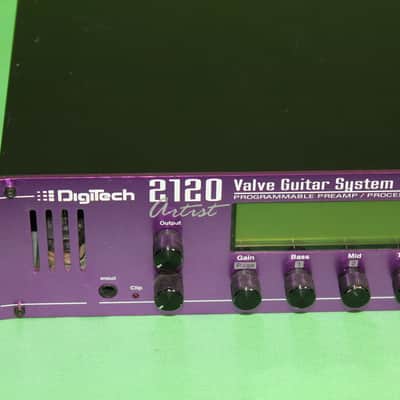 Digitech 2120 Artist Valve Guitar System Rack Preamp Multiffekt image 2