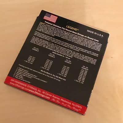 DR Strings FL-45 Legend Flatwound Electric Bass Strings (45 65 85 105) image 3