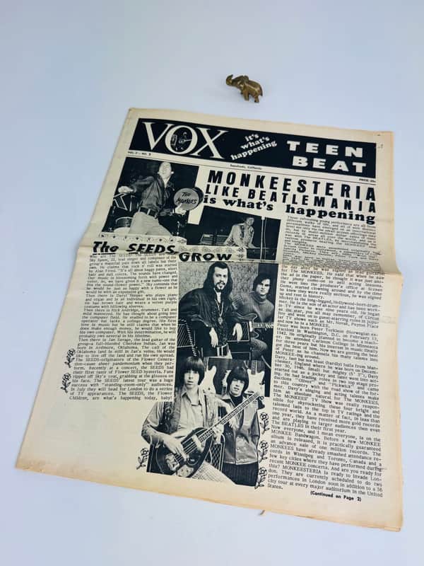 Vox Teen Beat Newspaper (Vol. II, No. 2) 1967 image 1