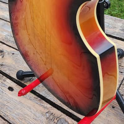 RARE! Teisco Kingston FB2 Violin Bass Sunburst 1967 Japan image 9