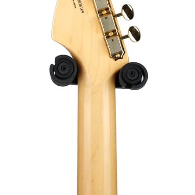 Fender Made In Japan Limited Edition Traditional II '60s Stratocaster Black w/Matching Headstock, Gold Hardware image 8
