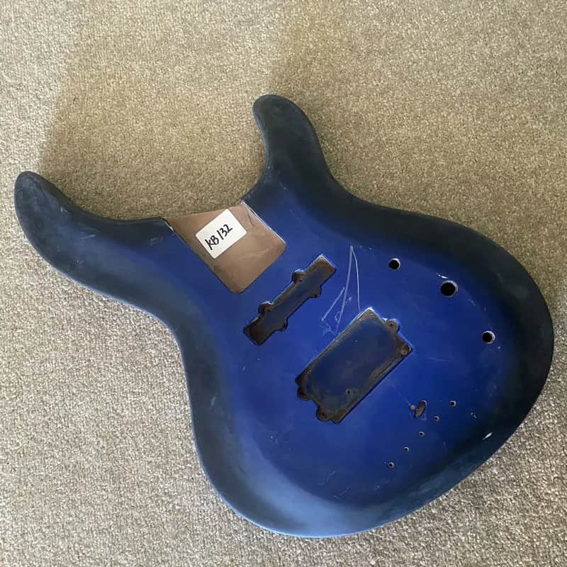 Blue Burst 4/6 String Electric Bass Guitar Body image 1