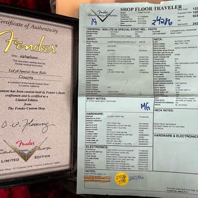 Fender Custom Shop Limited Edition '58 NAMM 2020 Special Stratocaster Relic image 10