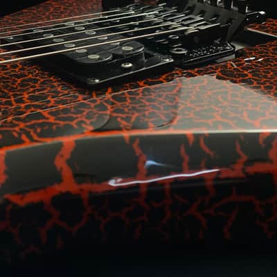 Pre Loved B.C Rich Ltd Ed Stranger Things "Eddie's Guitar" Warlock | Crackle image 20