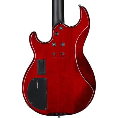 Yamaha Fired Red 4-String Bb 700 Bass image 3