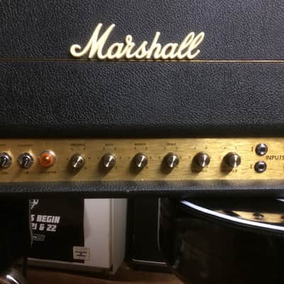 Marshall JMP 1959 Super Lead 2-Channel 100-Watt Guitar Amp Head 1967 - 1975 - Black image 5
