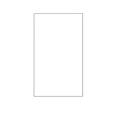 Solo Pro 3 Ply White Pickguard Blank image 1