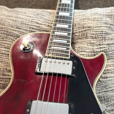 1980 Gibson Les Paul Custom Wine Red – Ebony Board, Norlin Era, OHSC image 9