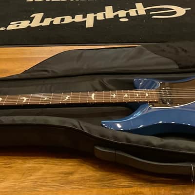 2024 PRS S2 Vela Solidbody HH Electric Guitar in Mahi Blue w/ PRS Logo Gig Bag image 2