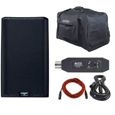 QSC K12.2 K2 Series 2000 Watt 12" DJ PA Speaker w Bluetooth Receiver & Case image 15