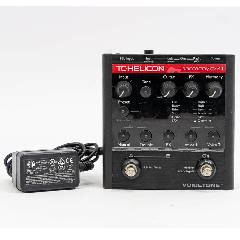 TC-Helicon VoiceTone Harmony-G XT Vocal Effects Pedal – with Power Supply image 1