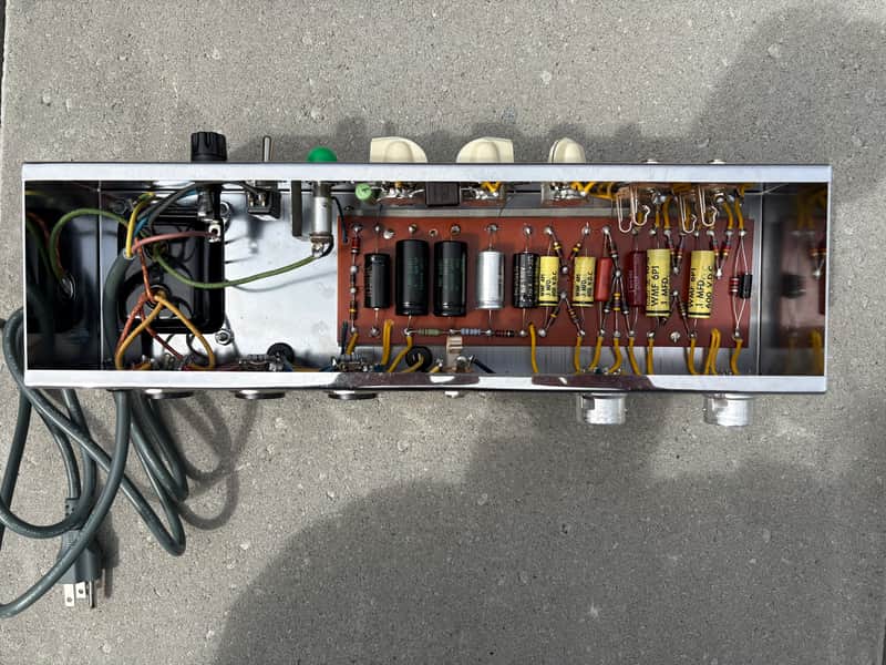 Detremolux (tweed Deluxe amp using fixed bias Tremolux circuit without tremolo). 5E3 chassis Deluxe clone. image 1