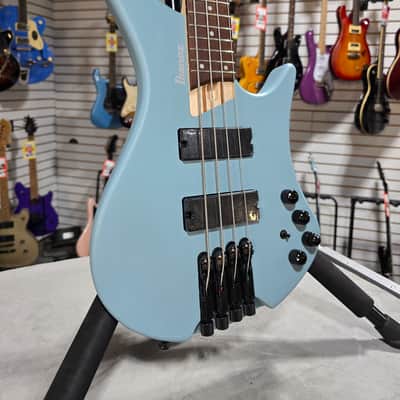 Ibanez Bass Workshop EHB600 Electric Bass Guitar - Purist Blue Matte & PLEK*D #327 image 1