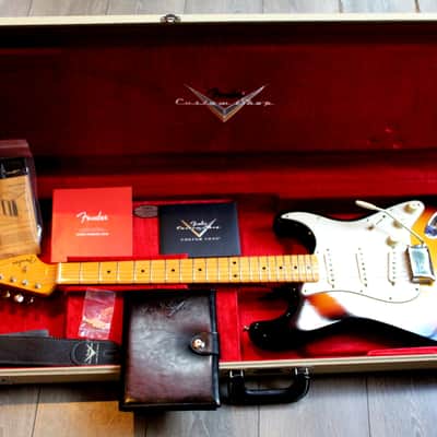 FENDER "Custom Shop Stratocaster 1962 Vintage Custom MPL TCP 3 Tone Sunburst" HARDCASE, PAPERS, 3, 54 KG image 9