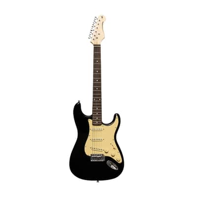 Stagg SES-30-BK S Style Gloss Black image 2