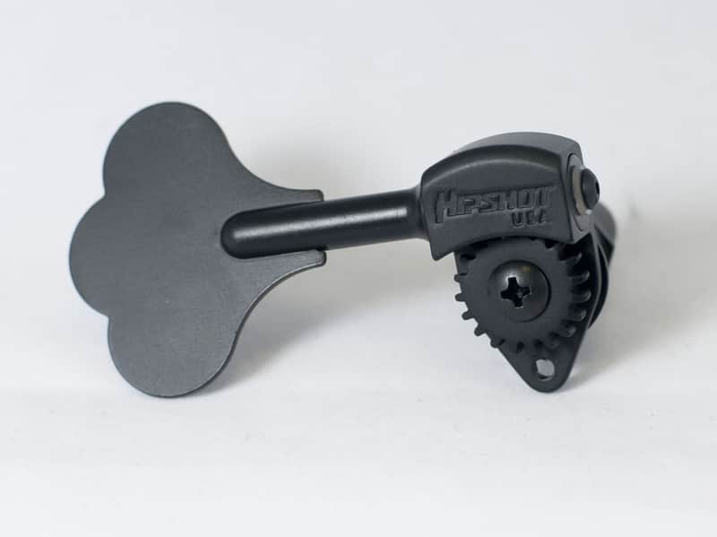 Hipshot Licensed Ultralite Tuner HB6C 3/8 inch Black Treble Side image 1