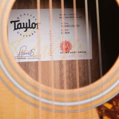 Taylor 214ce Dreadnought Acoustic-Electric Guitar image 8