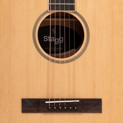 Stagg Series 45 Dreadnought Acoustic Guitar – Flamed Mahogany – SA45 D-FM Bild 3