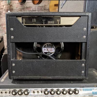 Fender Black Panel Vibro Champ AA764 1966 image 3