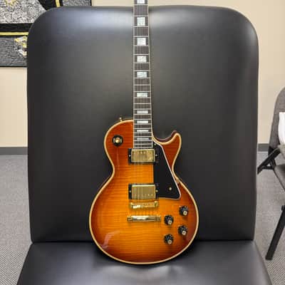 Gibson Custom Shop M2M 1968 Les Paul Custom Figured Top - Iced Tea Burst 2024 image 2