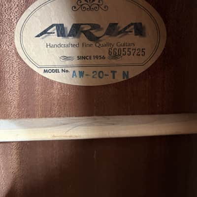 Aria 12 string Dreadnought AW 20 - T - N image 11