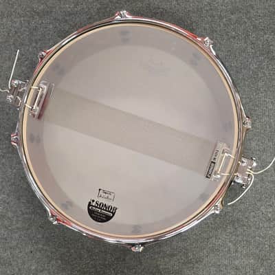 Sonor Steve Smith 40th Anniversary Signature 14x5.75" Beech Snare Drum 2017 Gloss Mountain Burl  with Hardcase- SSD 14x5.75 STS-40 image 7