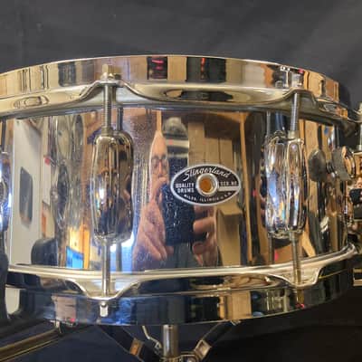 Slingerland - Mid 70s 5.5x14" TDR Snare Drum, 10-Lug Chrome Over Wood image 4