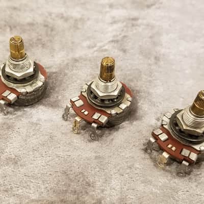 1957 Centralab 500k Audio Taper Vintage Potentiometers - Qty 3 - Les Paul #3 image 2