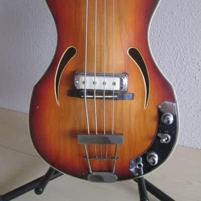 Klira 162 Twen Star Bass 1960s sunburst rare model image 1