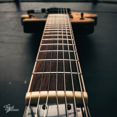 Grote Guitars 7-String Semi-Hollow HH Single-Cut Blonde Flame Maple 2014 image 6