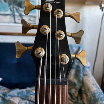 Ibanez SR1206-TT Standard Soundgear Bass 1994 - 1996 - Transparent Turquoise image 2
