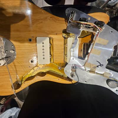 FENDER JAZZMASTER 1970 - NATURAL EX SUNBURST 3.3kg image 12