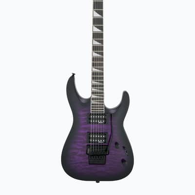 Jackson JS32Q Dinky Transparent Purple Burst image 3