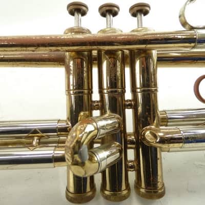 Reynolds Medalist Trumpet, USA, Brass with 7C mouthpiece, case, good condition image 14
