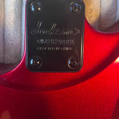 Jackson JS Series JS11 Dinky with Amaranth Fretboard 2019 - Present - Metallic Red image 10