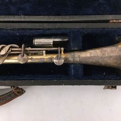 Vintage Henri Lavella American metal clarinet with case/neck/mouthpiece, USA image 7