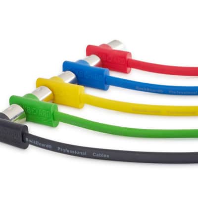 RockBoard FlatPatch MIDI Cable 11.81" (30cm) Red image 7