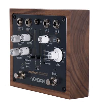 Vongon Polyphrase Stereo Echo Effect Pedal With Infinite Feedback Loop image 4