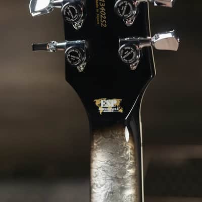 ESP Custom Shop Original Series Eclipse Electric Guitar - Silver Liquid Metal Burst with Hardshell Case image 6